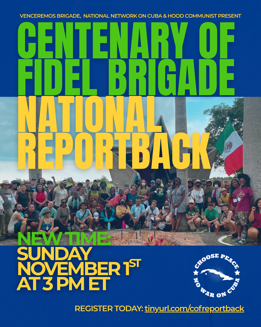 Centenary of Fidel Brigade National Reportback